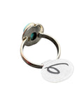 Kingman Turquoise Solid 925 Sterling Silver Ring 6