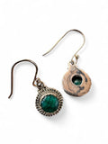 Emerald Solid 925 Sterling Silver Earrings