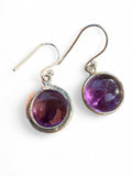 Amethyst Solid 925 Sterling Silver Earrings