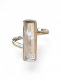 Lemurian Quartz Solid 925 Sterling Silver Ring 7