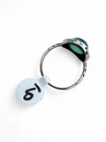 Aqua Chalcedony Solid 925 Sterling Silver Ring 9