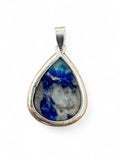 Rare Afghanite Solid 925 Sterling Silver Pendant