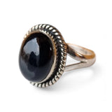 Black Onyx Solid 925 Sterling Silver Ring 5.5