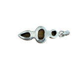 Tiger Eye Solid 925 Sterling Silver Pendant