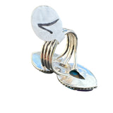 Kingman Purple Dahlia Solid 925 Sterling Silver Ring 7