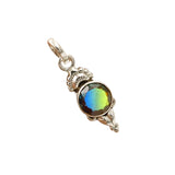 Bi Tourmaline Solid 925 Sterling Silver Pendant