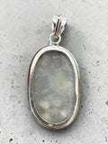 Druzy Silver Overlay Pendant