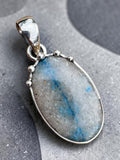 Cavansite Solid 925 Sterling Silver Pendant
