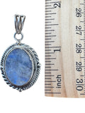 Rough Rainbow Moonstone Solid 925 Sterling Silver Pendant
