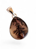 Scenic Agate Solid 925 Sterling Silver Pendant