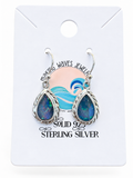 Australian Opal Solid 925 Sterling Silver Earrings