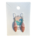 Pink Opal Solid 925 Sterling Silver Earrings