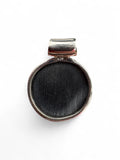 Aurora Opal & Onyx Solid 925 Sterling Silver Pendant