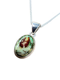 Monarch Opal Solid 925 Sterling Silver Pendant with chain
