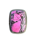 Kingman Cherry Blossom Dahlia Solid 925 Sterling Silver Ring 5