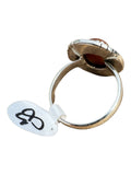 Sunstone Solid 925 Sterling Silver Ring 8.5