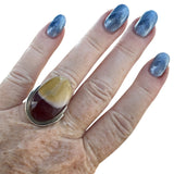 Mookaite Jasper Solid 925 Sterling Silver Ring 8