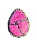 Kingman Cherry Blossom Dahlia Solid 925 Sterling Silver Ring 7
