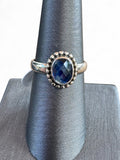 Blue Kyanite Solid 925 Sterling Silver Ring 8