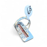 Sponge Coral Solid 925 Sterling Silver Ring 6.5