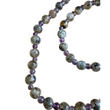 Rutilated Quartz & Amethyst Beaded Necklace