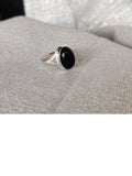 Black Onyx Solid 925 Sterling Silver Ring 7.5
