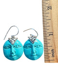 Goddess Solid 925 Sterling Silver Earrings