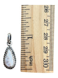 Natrolite Pink Larimar Solid 925 Sterling Silver Pendant