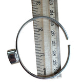 Citrine Solid 925 Sterling Silver Cuff Bracelet