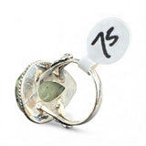 Prehnite Solid 925 Sterling Silver Ring 7.5