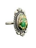 Sonoran Gold Turquoise Solid 925 Sterling Silver Ring 9