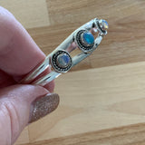 Ethiopian Opal Solid 925 Sterling Silver Cuff Bracelet