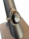 Hypersthene Solid 925 Sterling Silver Ring 8