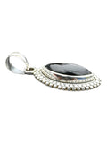 Black Onyx Solid 925 Sterling Silver Pendant