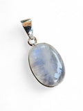 Rainbow Moonstone Solid 925 Sterling Silver Pendant