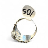 Pearl Solid 925 Sterling Silver Ring 10.5