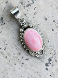 Pink Queen Conch Solid 925 Sterling Silver Pendant