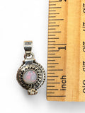Ethiopian Opal Solid 925 Sterling Silver Poison Locket Pendant