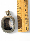 Sodalite Silver Overlay Pendant