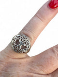 Tree of Life Solid 925 Sterling Silver Ring 5.5