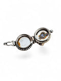 Rainbow Moonstone Solid 925 Sterling Silver Poison Locket Pendant