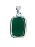 Green Onyx Solid 925 Sterling Silver Pendant