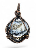 Dendritic Opal Copper Wrapped Pendant