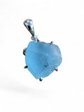 Blue Topaz Solid 925 Sterling Silver Pendant