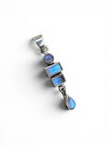 Rainbow Moonstone Solid 925 Sterling Silver Pendant
