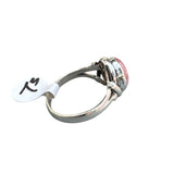 Rhodochrosite Solid 925 Sterling Silver Ring 7.5