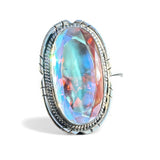 Mercury Mystic Topaz Solid 925 Sterling Silver Ring 10