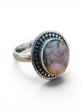 Monarch Opal Solid 925 Sterling Silver Ring 6