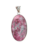 Pink Thulite Solid 925 Sterling Silver Pendant