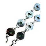 Green Mojave Turquoise Solid 925 Sterling Silver Bracelet
